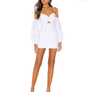 Never worn with tag Superdown white dress size medium